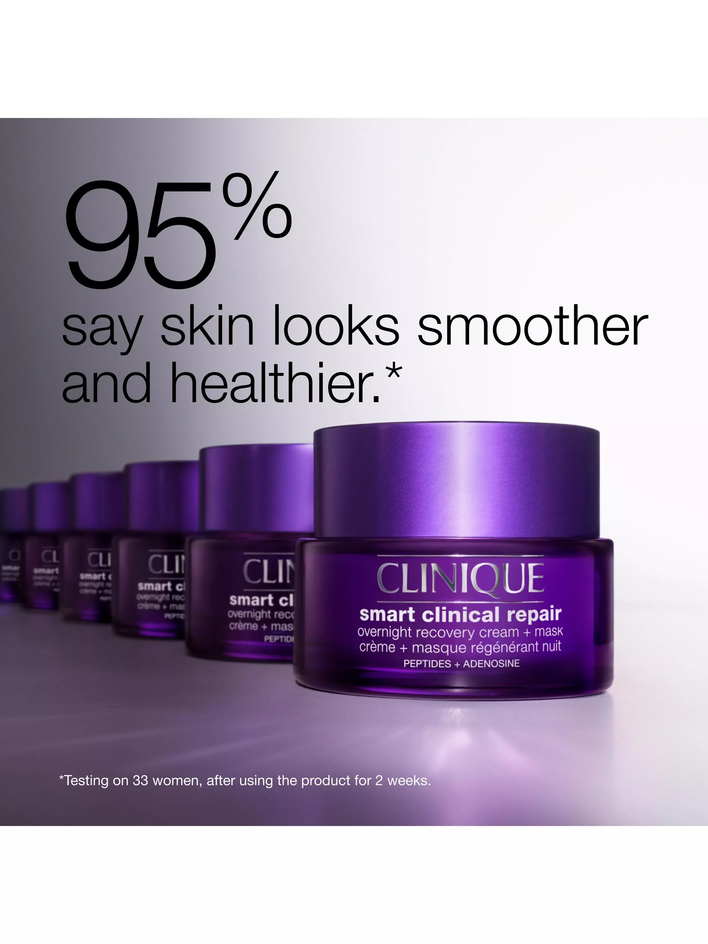 Clinique Smart Clinical Repair overnight recovery cream 50ml, imported from the UK