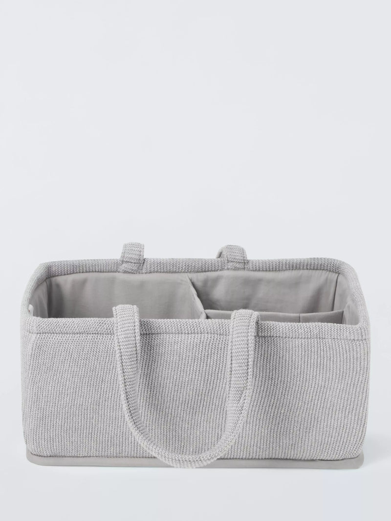 John Lewis knitted storage caddy with 3 compartments, UK version