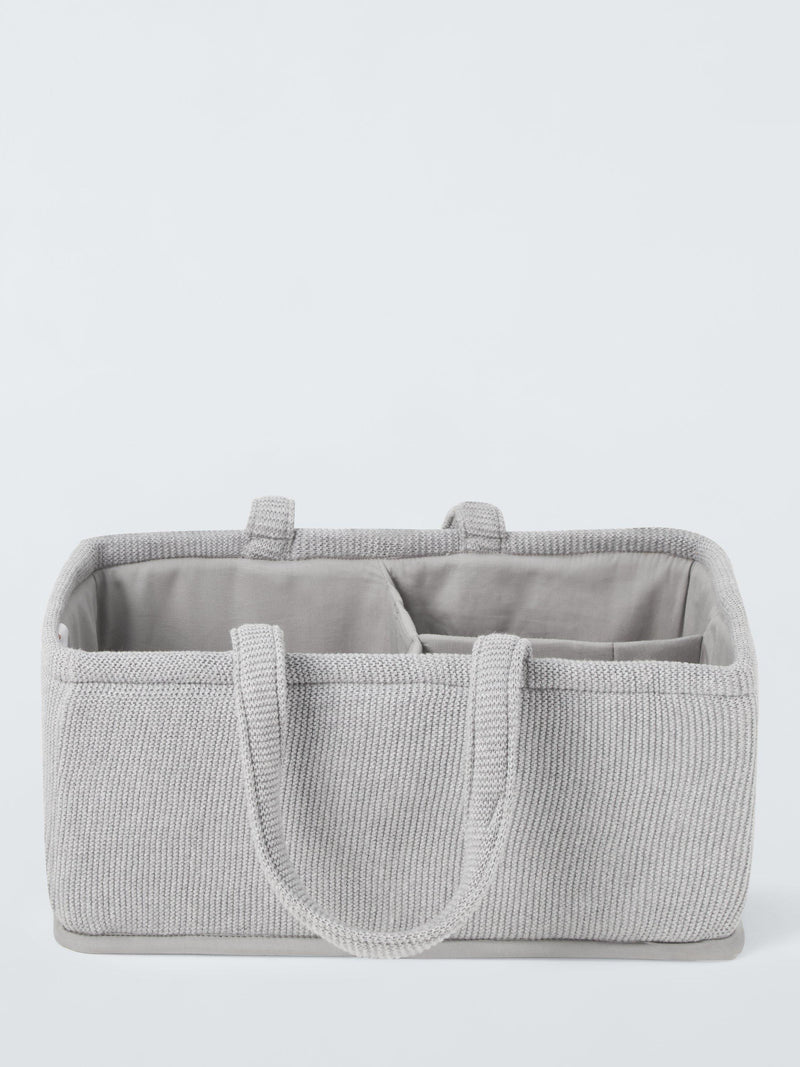 John Lewis knitted storage caddy with 3 compartments, UK version