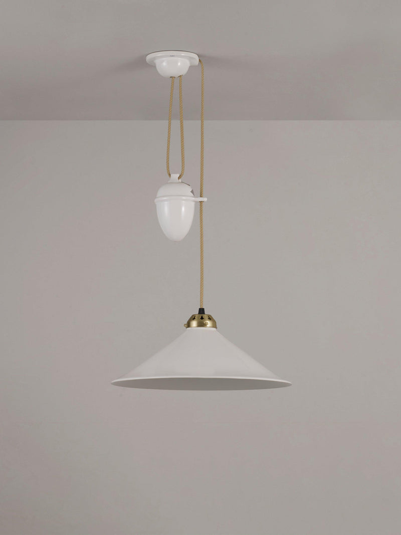 Original BTC bone china pendant light natural shade - British product