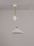 Original BTC bone china pendant light natural shade - British product
