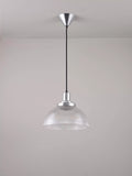 Original BTC prismatic glass pendant light clear, imported from the UK