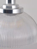 Original BTC prismatic glass pendant light clear, imported from the UK