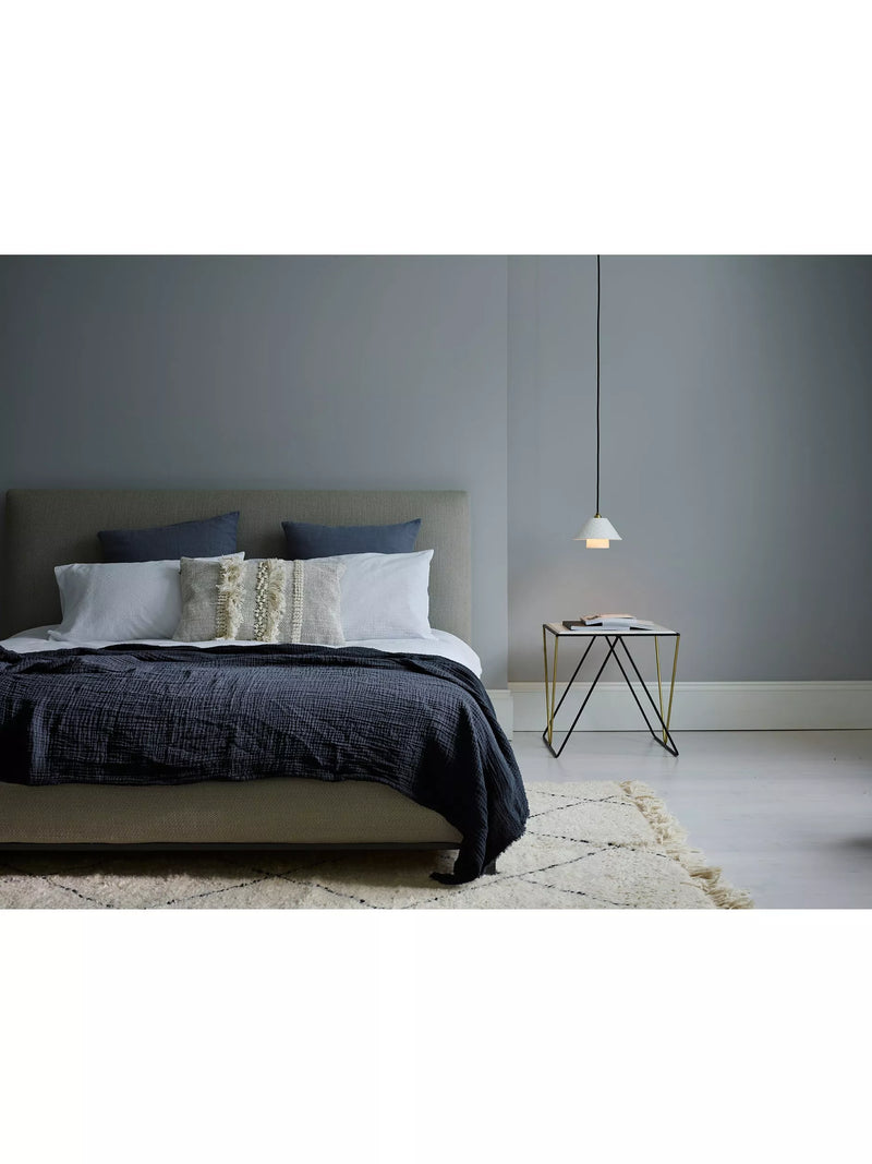 Original BTC Oxford double bone china shade pendant light, UK version