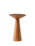 West Elm mango wood side table cool walnut 46cm, UK version