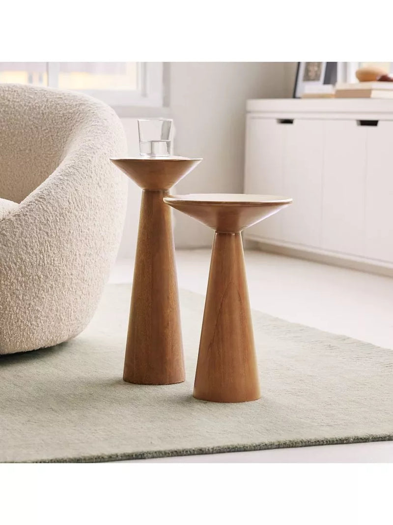 West Elm side table mango wood 53cm - British product