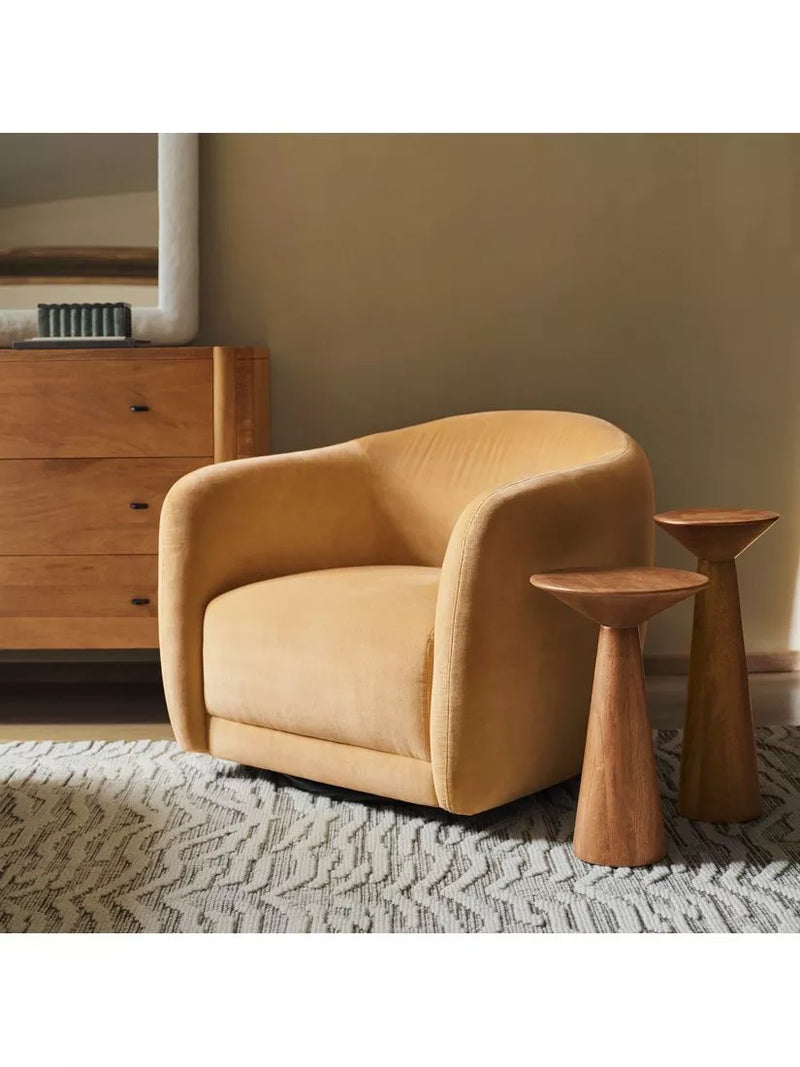 West Elm side table mango wood 53cm - British product