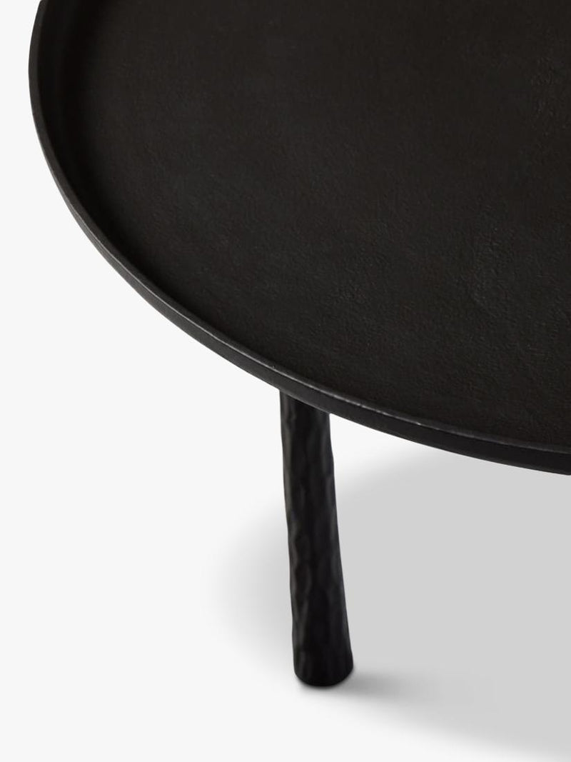 West Elm Sintra metal side table dark bronze 61cm (British brand)