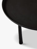 West Elm Sintra metal side table dark bronze 61cm (British brand)