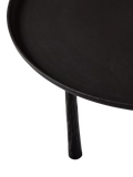 West Elm Sintra metal side table dark bronze 61cm (British brand)