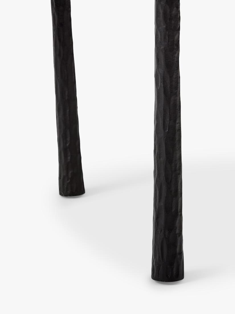 West Elm Sintra metal side table dark bronze 61cm (British brand)