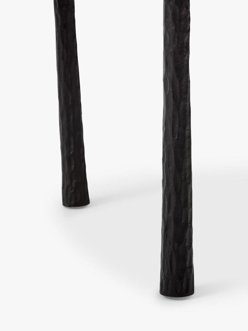 West Elm Sintra metal side table dark bronze 61cm (British brand)
