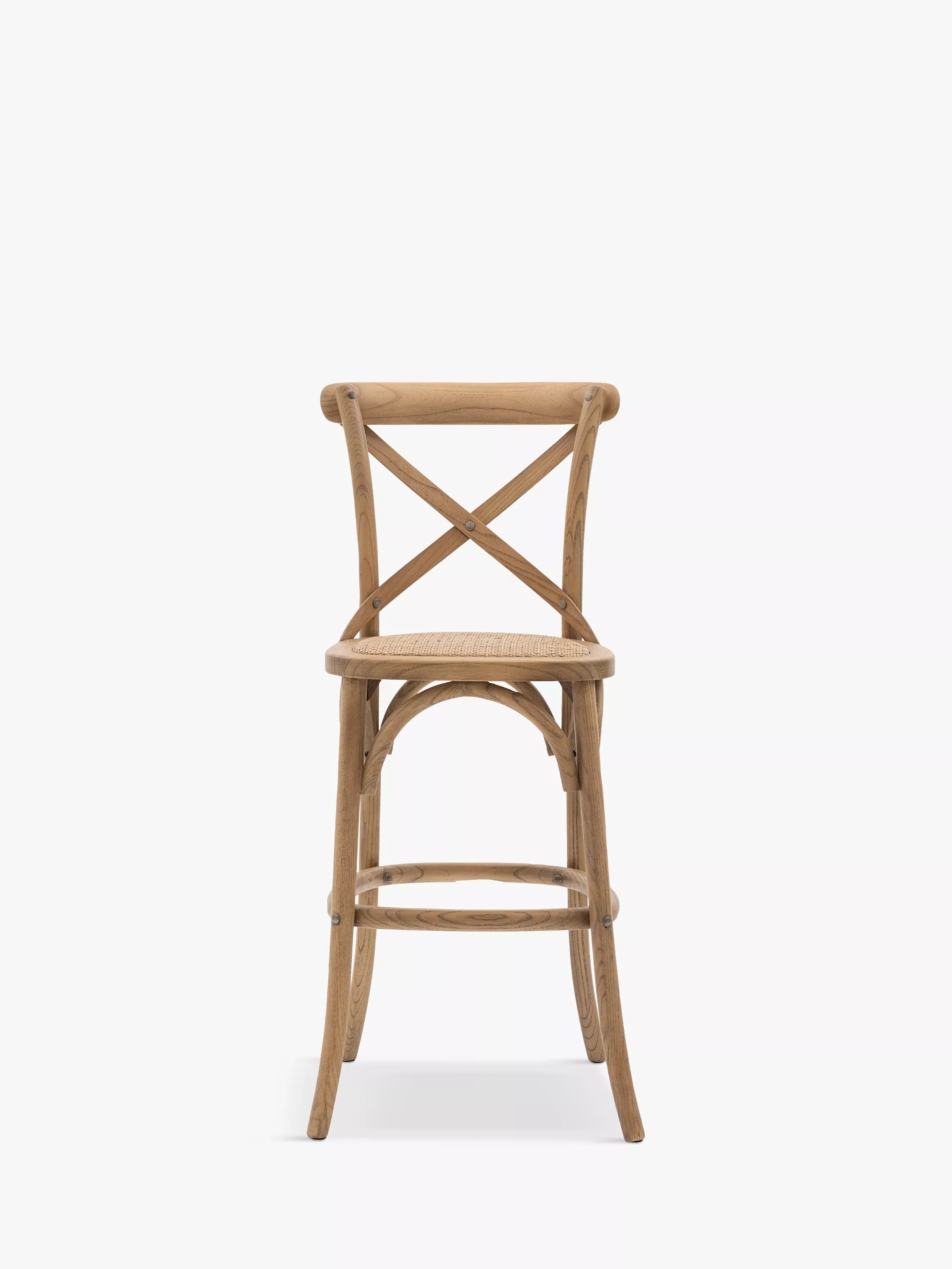 Gallery Direct Ocala bar stools set of two natural finish imported from the UK