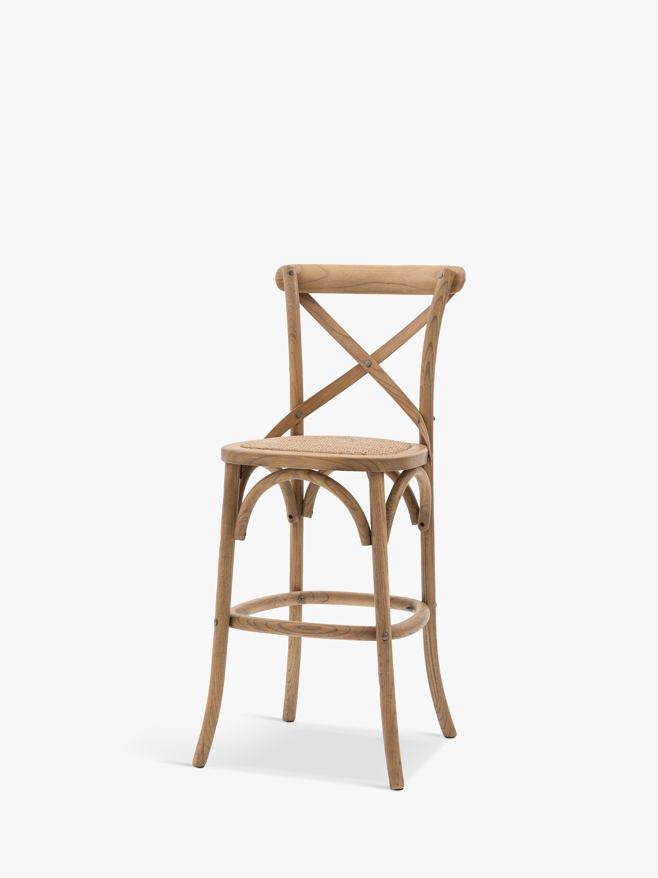 Gallery Direct Ocala bar stools set of two natural finish imported from the UK