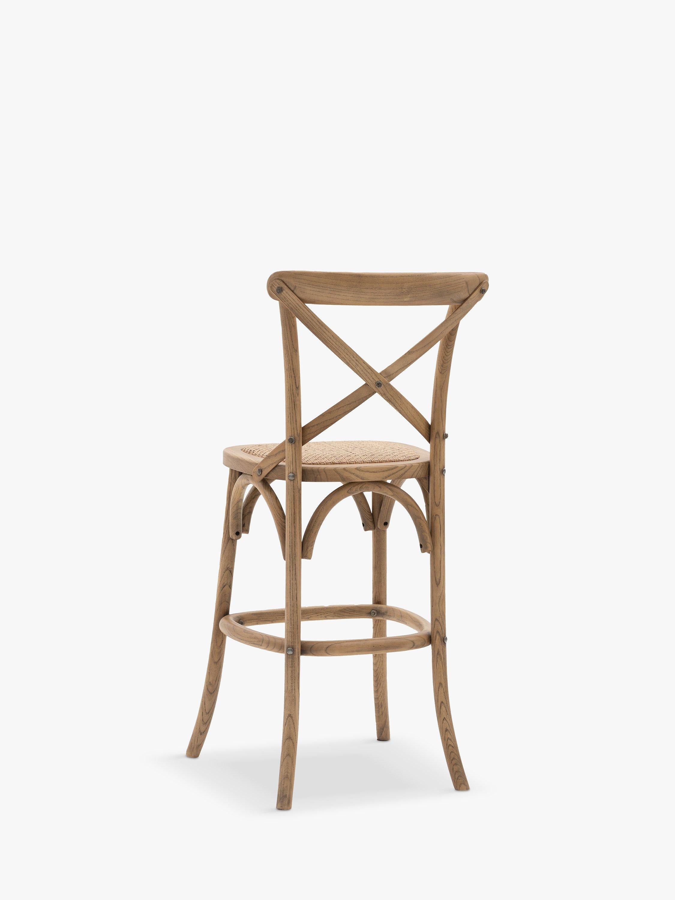 Gallery Direct Ocala bar stools set of two natural finish imported from the UK