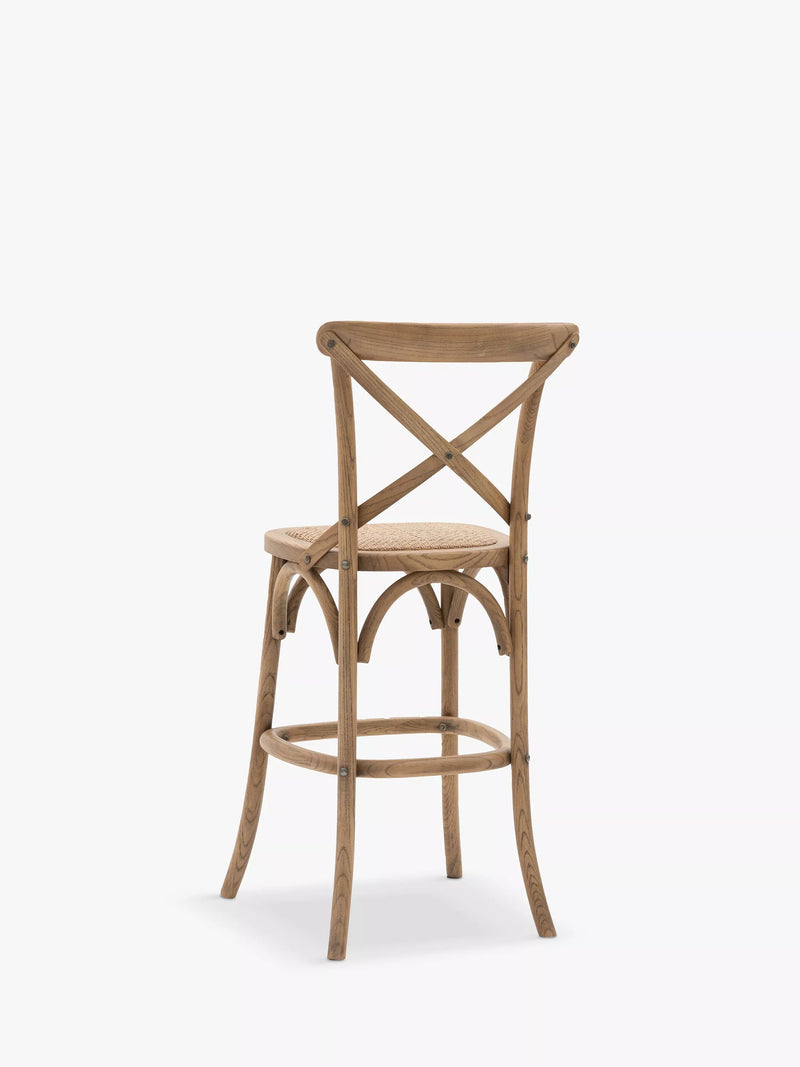 Gallery Direct Ocala bar stools set of two natural finish imported from the UK