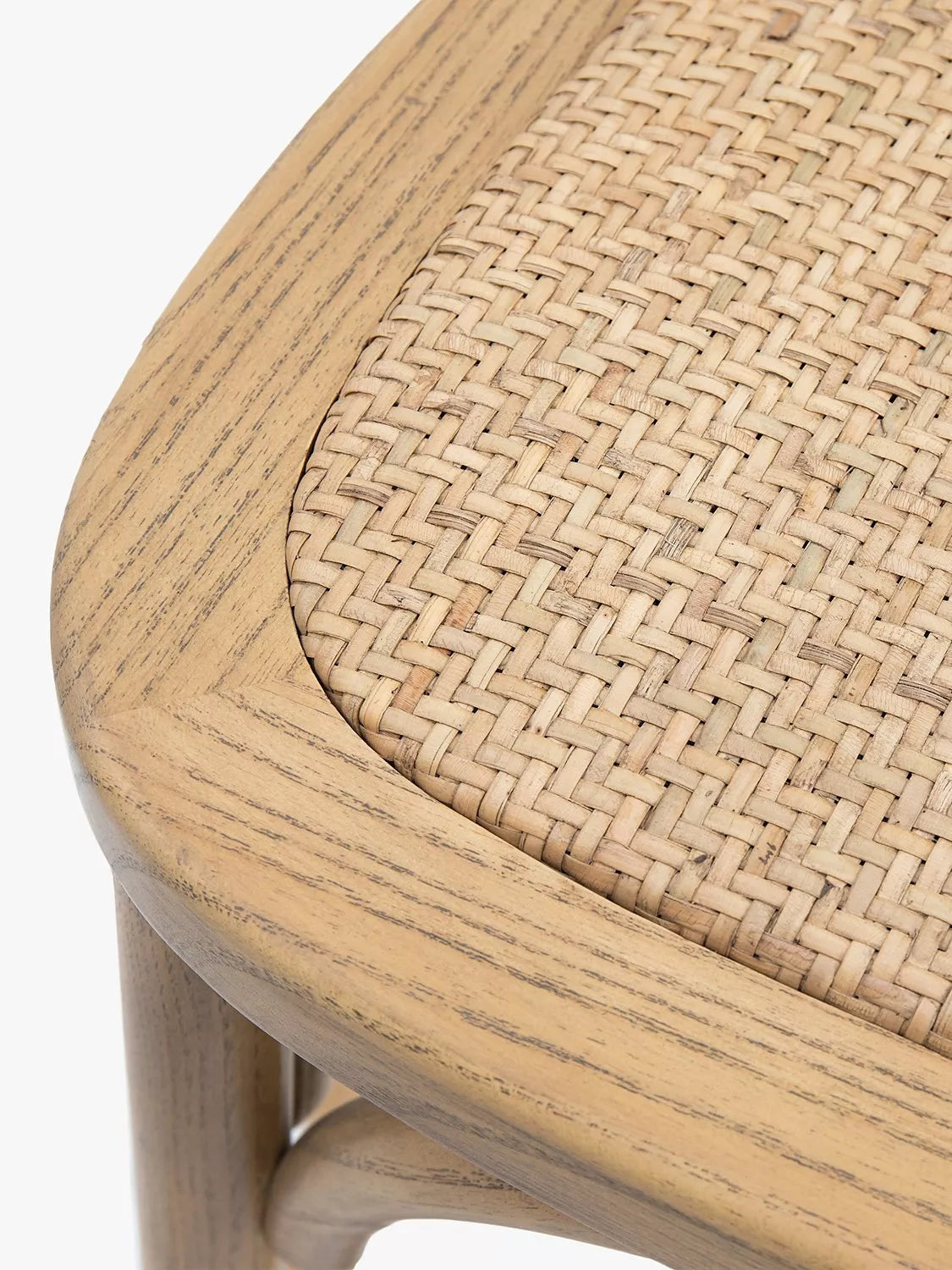 Gallery Direct Ocala bar stools set of two natural finish imported from the UK