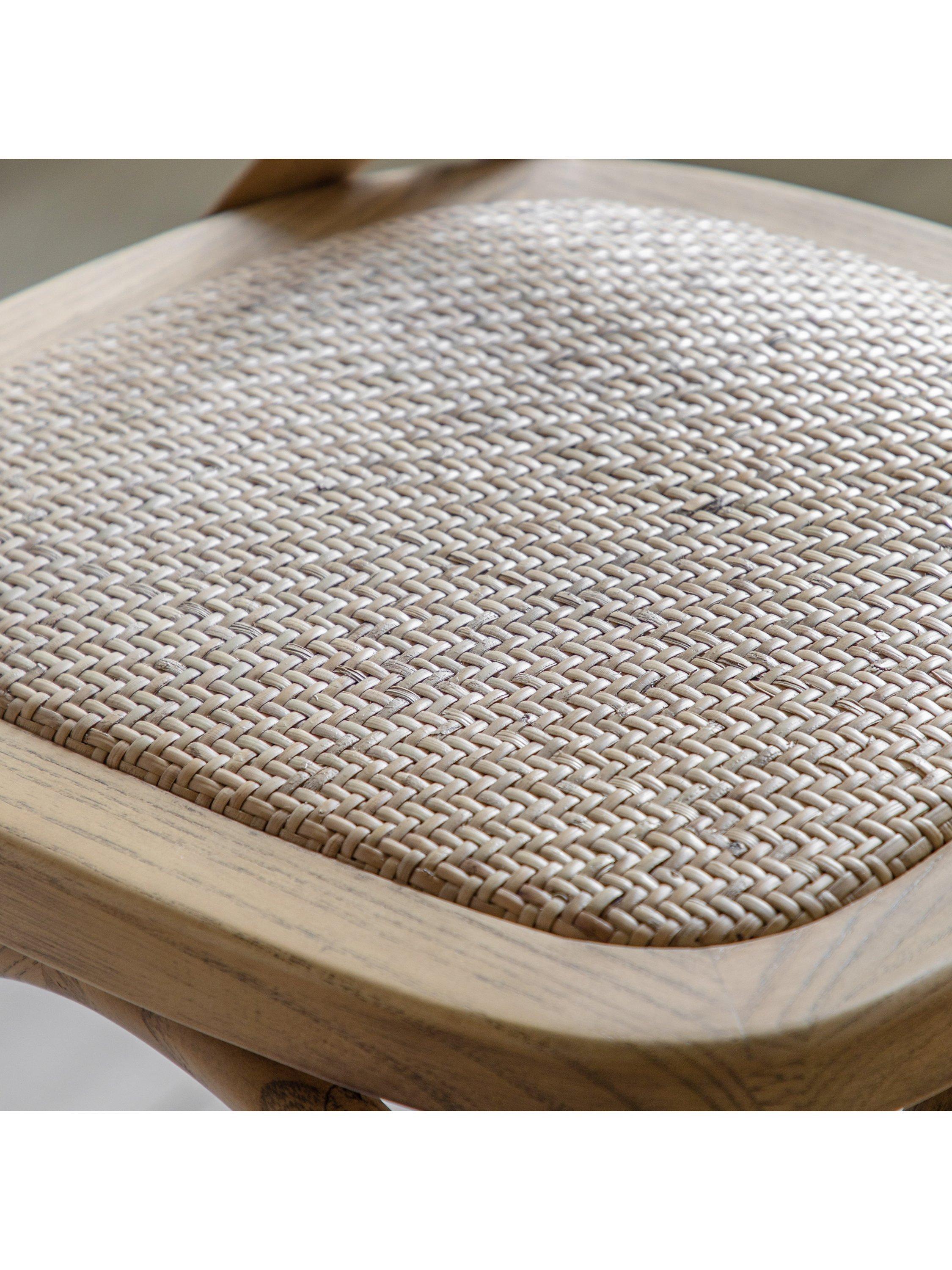 Gallery Direct Ocala bar stools set of two natural finish imported from the UK
