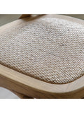 Gallery Direct Ocala bar stools set of two natural finish imported from the UK
