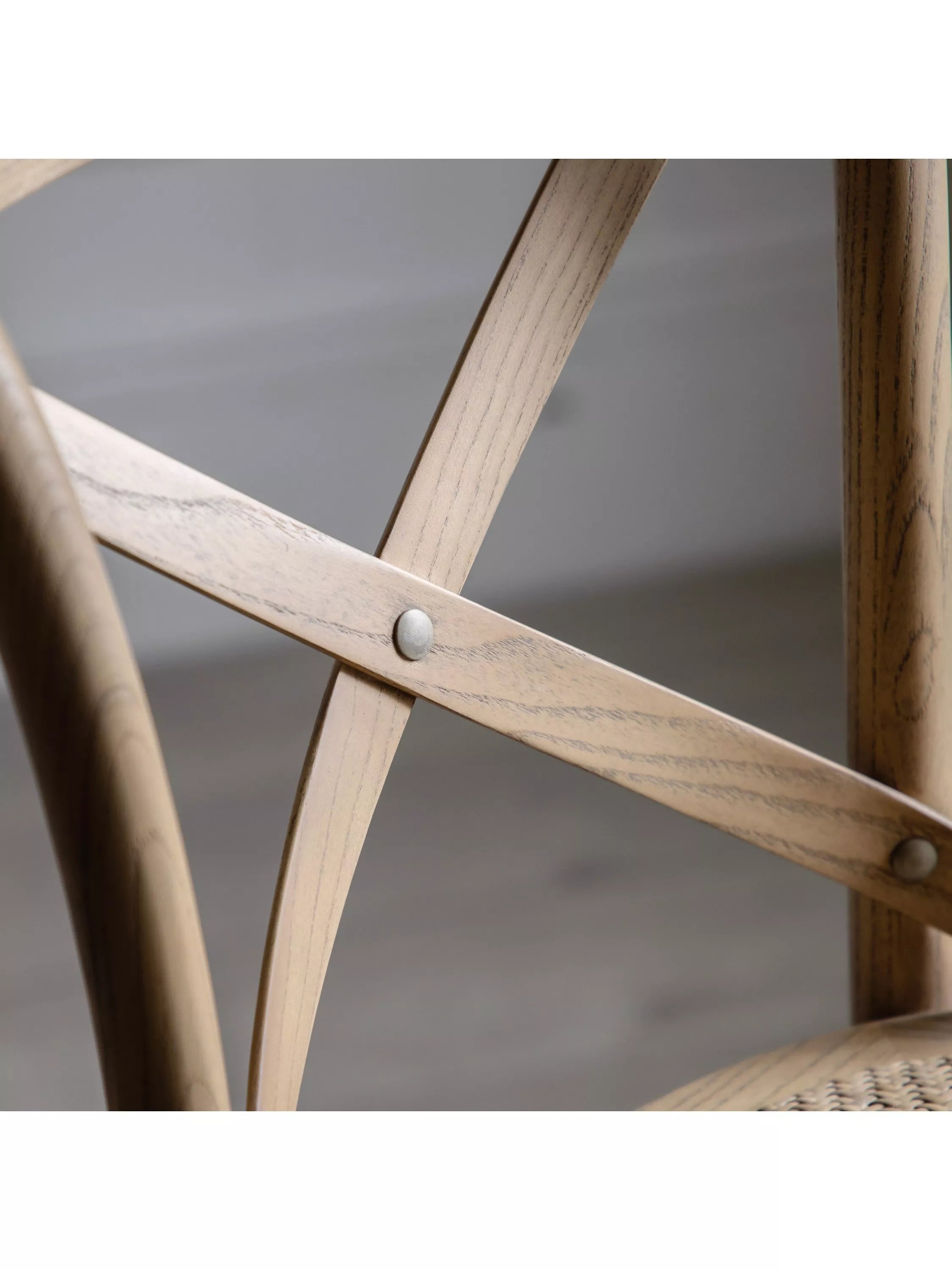 Gallery Direct Ocala bar stools set of two natural finish imported from the UK