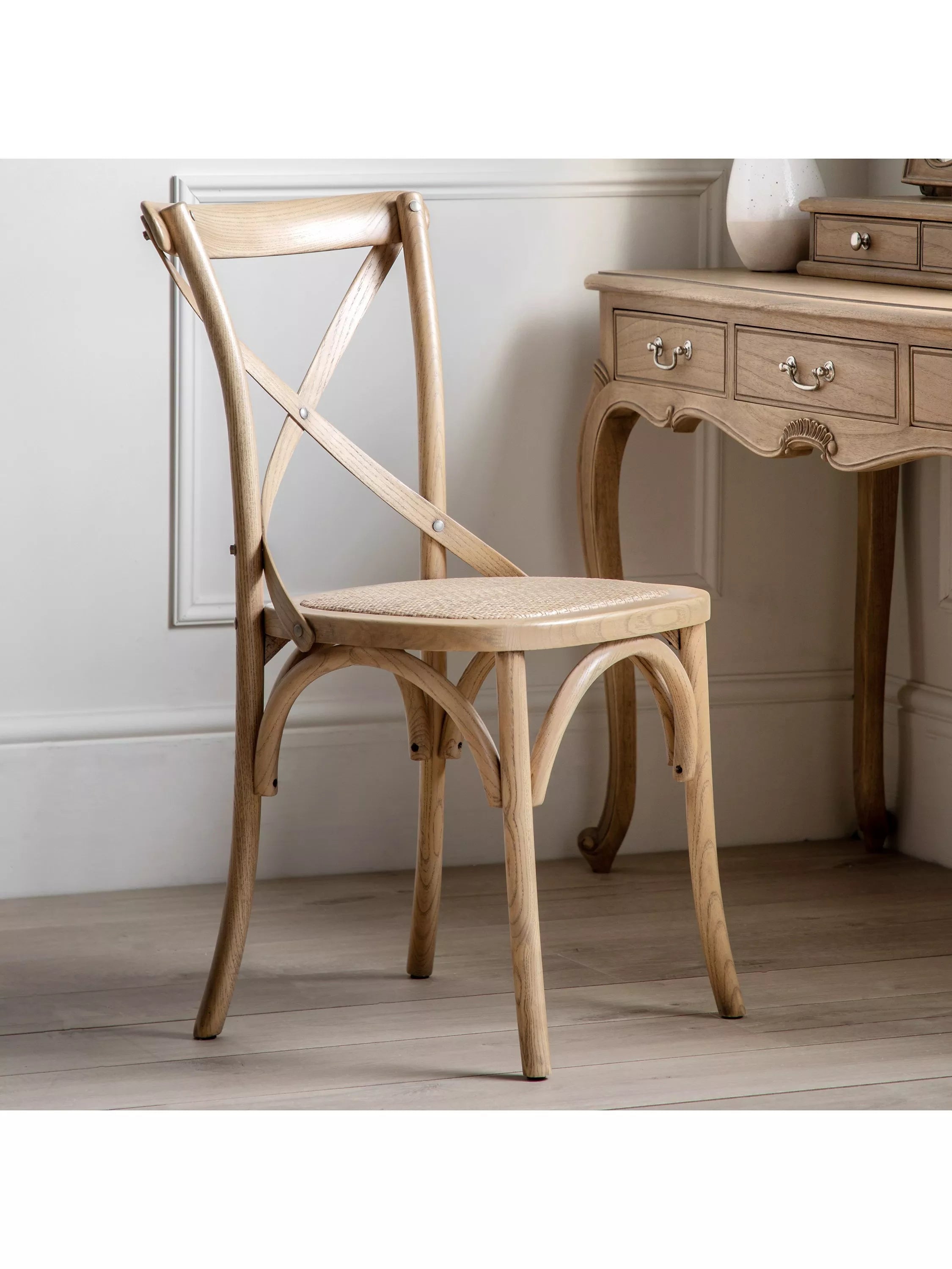 Gallery Direct Ocala dining chairs set of 2 natural - British product