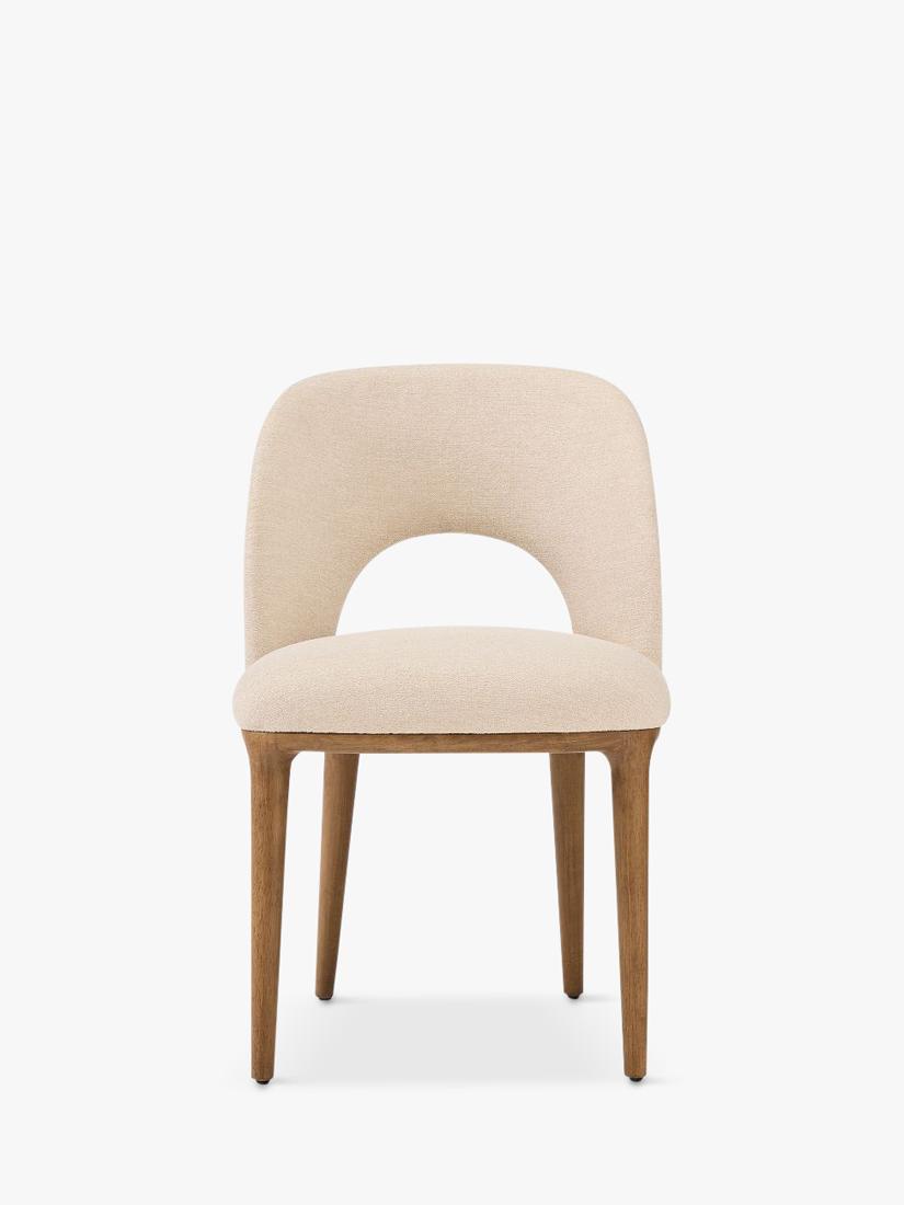West Elm Boerum dining chair in sand burnt wax finish - British product