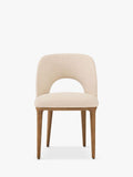 West Elm Boerum dining chair in sand burnt wax finish - British product