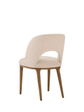 West Elm Boerum dining chair in sand burnt wax finish - British product