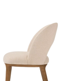 West Elm Boerum dining chair in sand burnt wax finish - British product