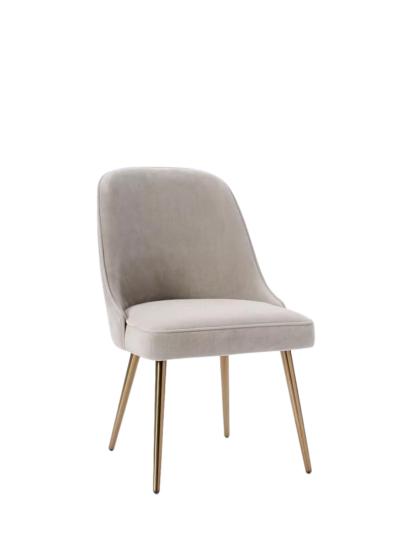 West Elm dining chair silver mid-century, imported from the UK