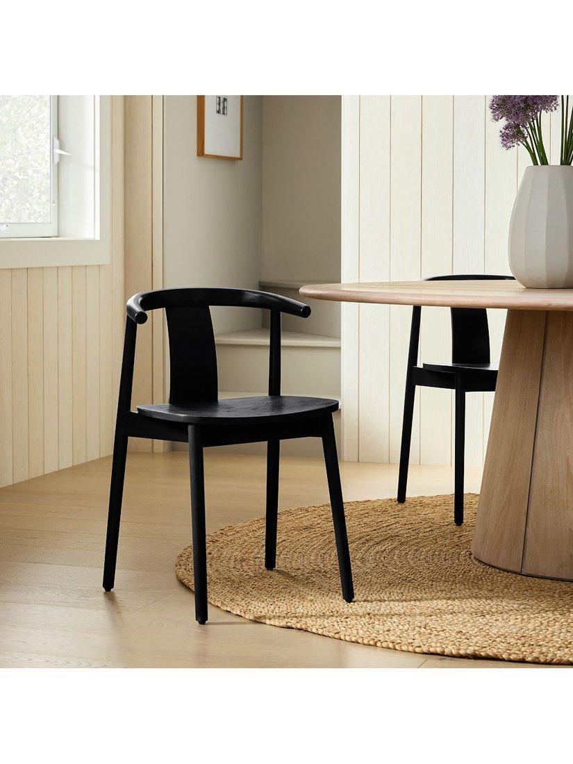 West Elm Wingate dining chair in black, UK version