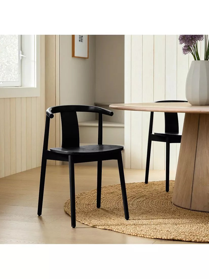 West Elm Wingate dining chair in black, UK version