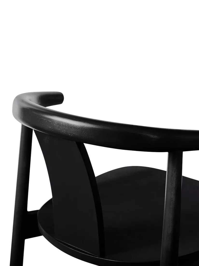 West Elm Wingate dining chair in black, UK version