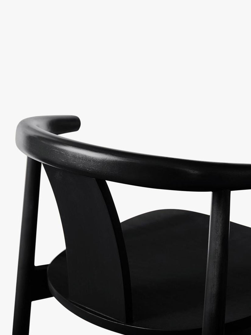 West Elm Wingate dining chair in black, UK version