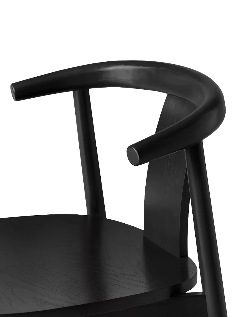 West Elm Wingate dining chair in black, UK version