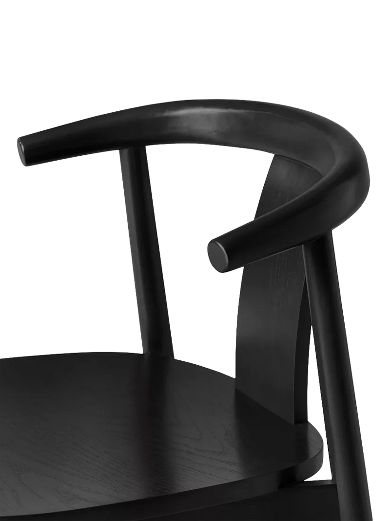 West Elm Wingate dining chair in black, UK version