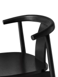 West Elm Wingate dining chair in black, UK version