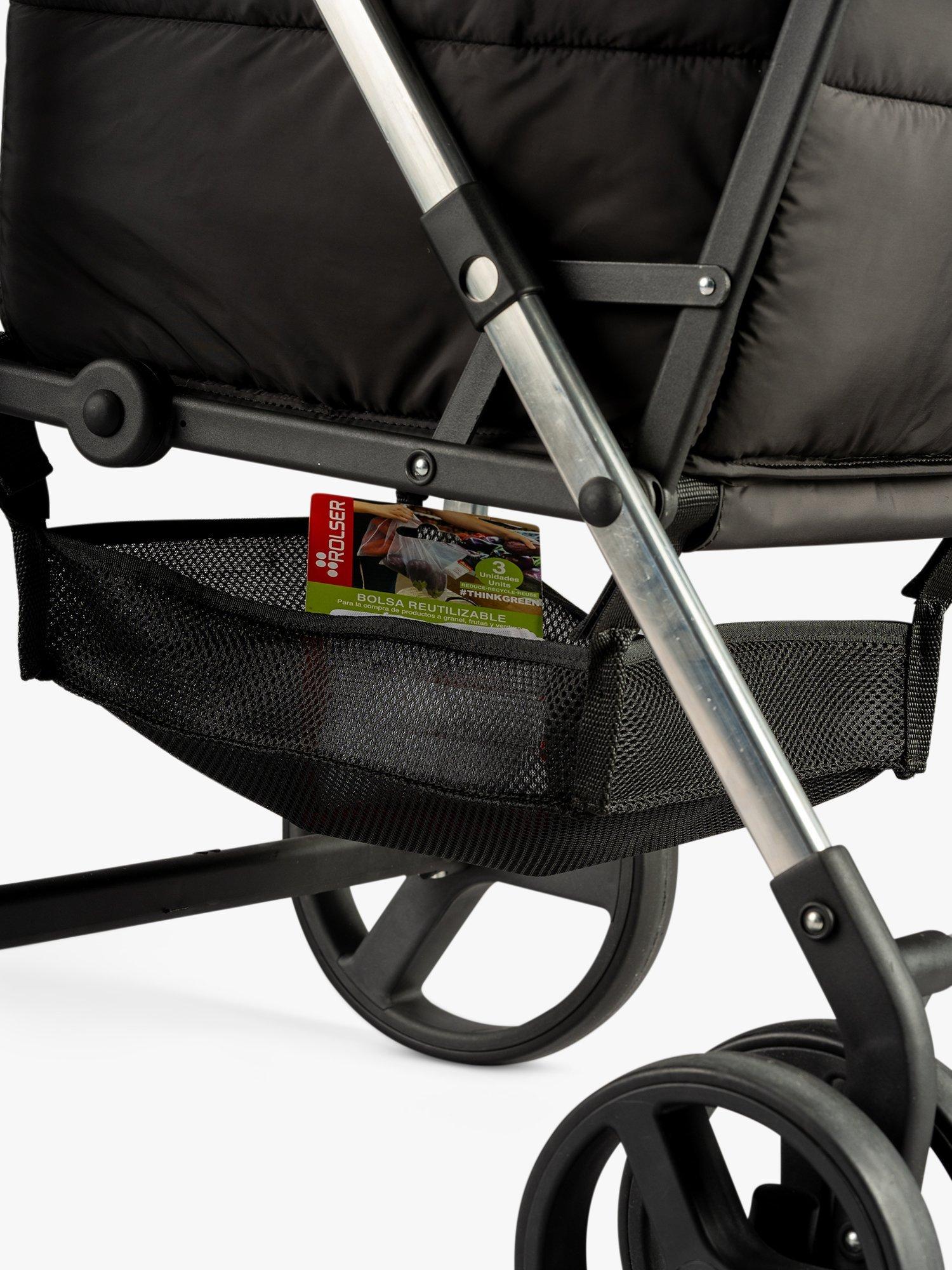 ROLSER tweed basket trolley 44L, UK version
