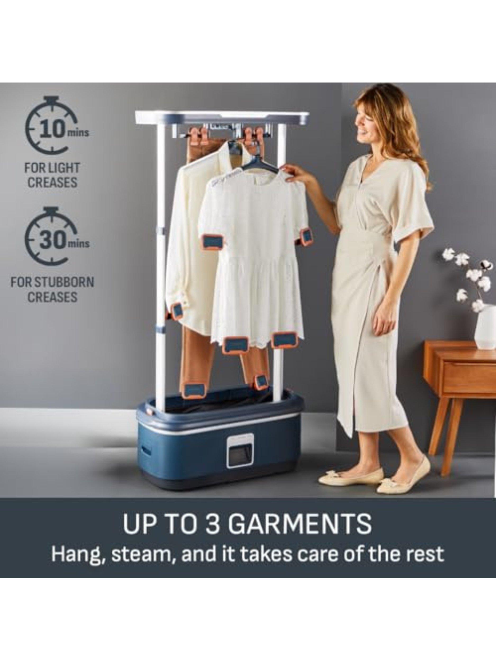 Tefal automatic garment steamer sanitiser blue - British product