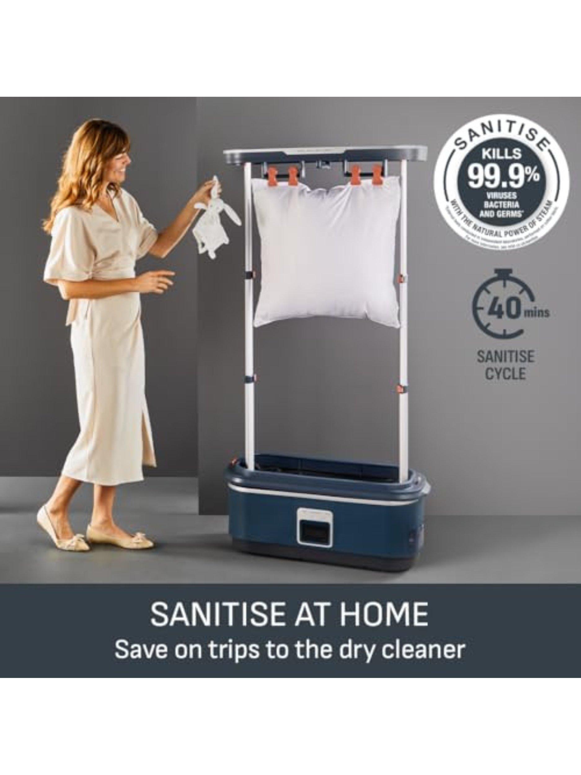 Tefal automatic garment steamer sanitiser blue - British product