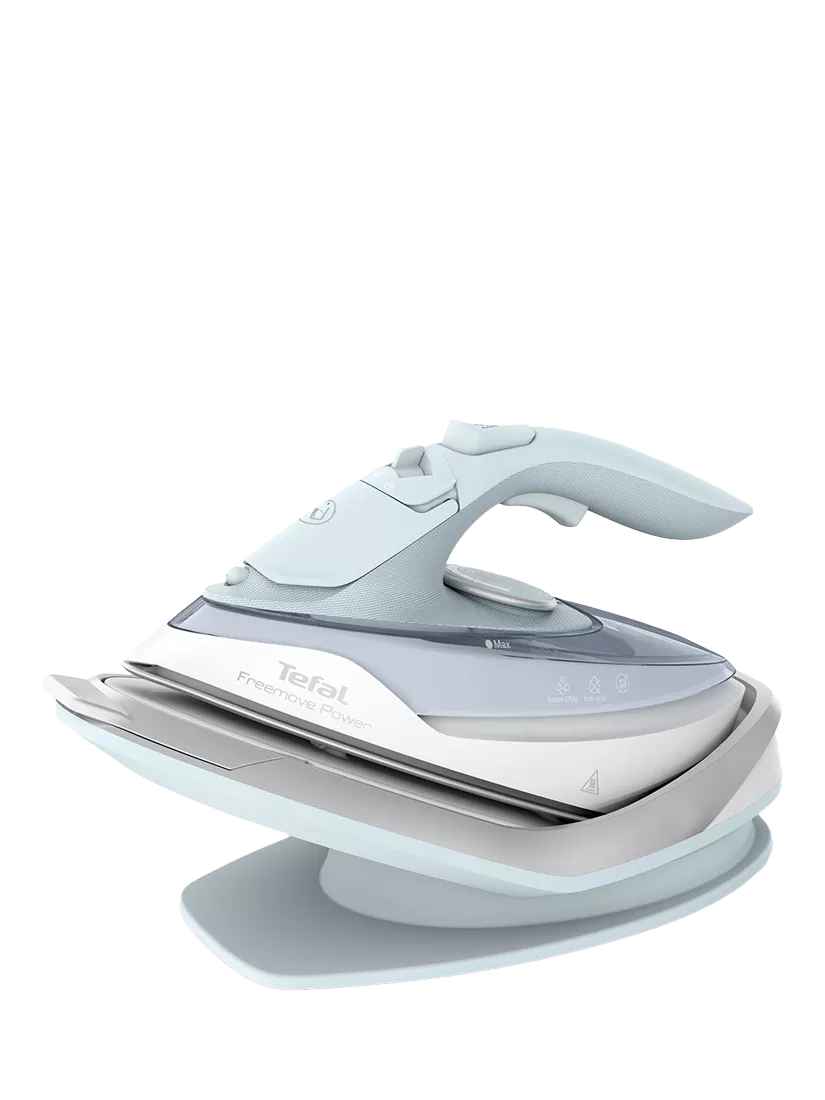 Tefal white blue cordless steam iron, imported from the UK
