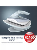 Tefal white blue cordless steam iron, imported from the UK
