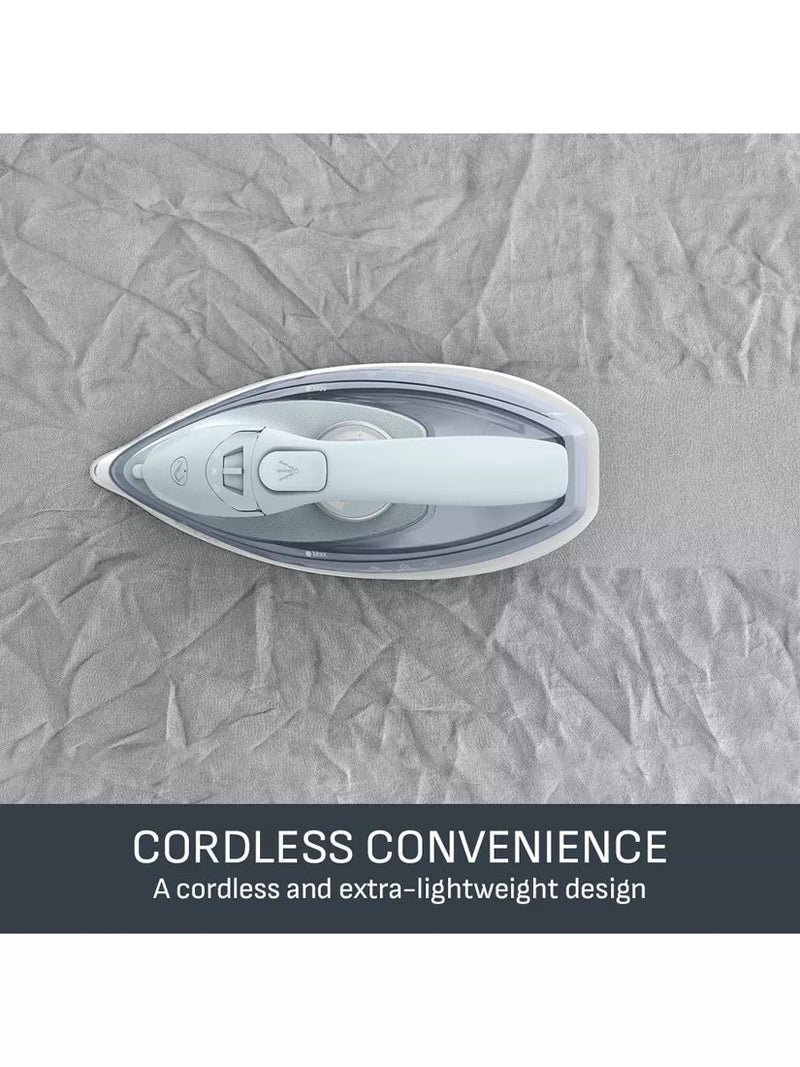 Tefal white blue cordless steam iron, imported from the UK