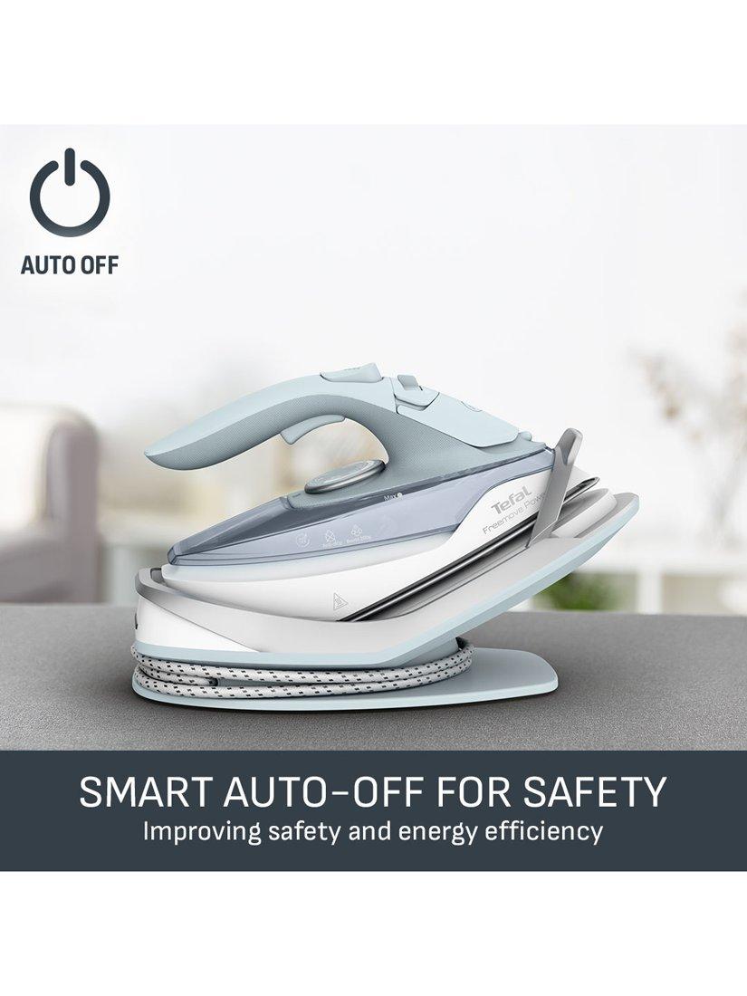 Tefal white blue cordless steam iron, imported from the UK