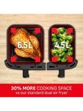 Tefal air fryer Dual Drawer XXL 11L, imported from the UK