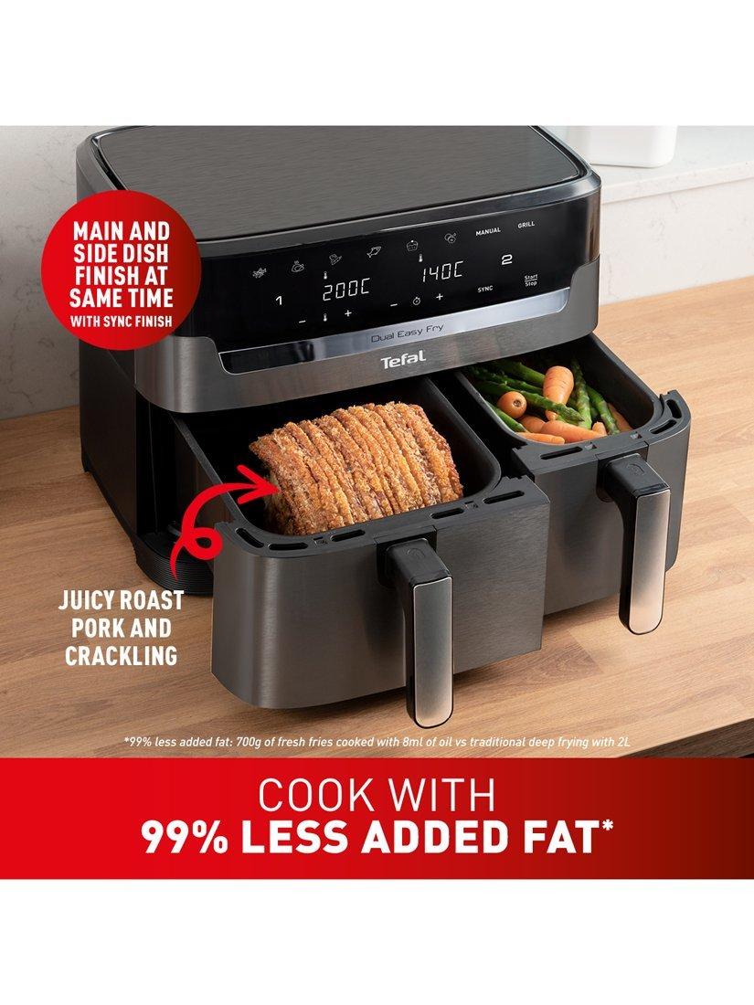 Tefal air fryer Dual Drawer XXL 11L, imported from the UK