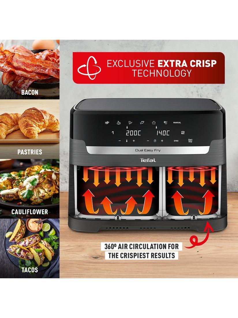 Tefal air fryer Dual Drawer XXL 11L, imported from the UK