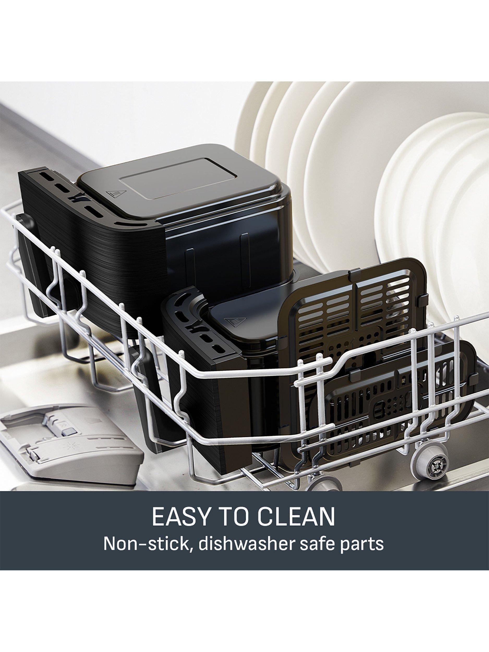 Tefal Easy Fry dual drawer air fryer 8.3L black - British product