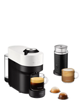 Nespresso Vertuo Barista Bundle Pop Coffee Machine by KRUPS with Milk Frother & Mugs, White