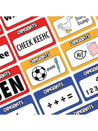 Gibsons Dingbats Wortspiel Klassische Rätsel-Karten 300 Herausforderungen ab 10 Jahren